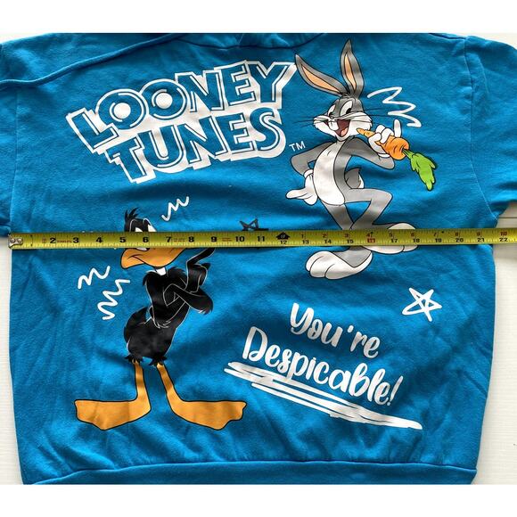 Looney Tunes RUE 21 Lightweight Retro Y2K Hoodie Size Medium - Picture 10 of 10